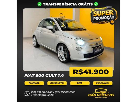 FIAT 500 1.4 CULT 8V FLEX 2P MANUAL